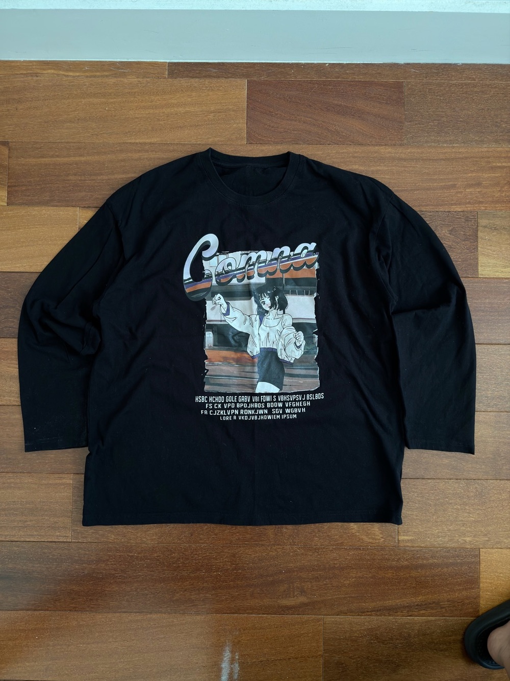 Graphic Anime Long Sleeve T shirt